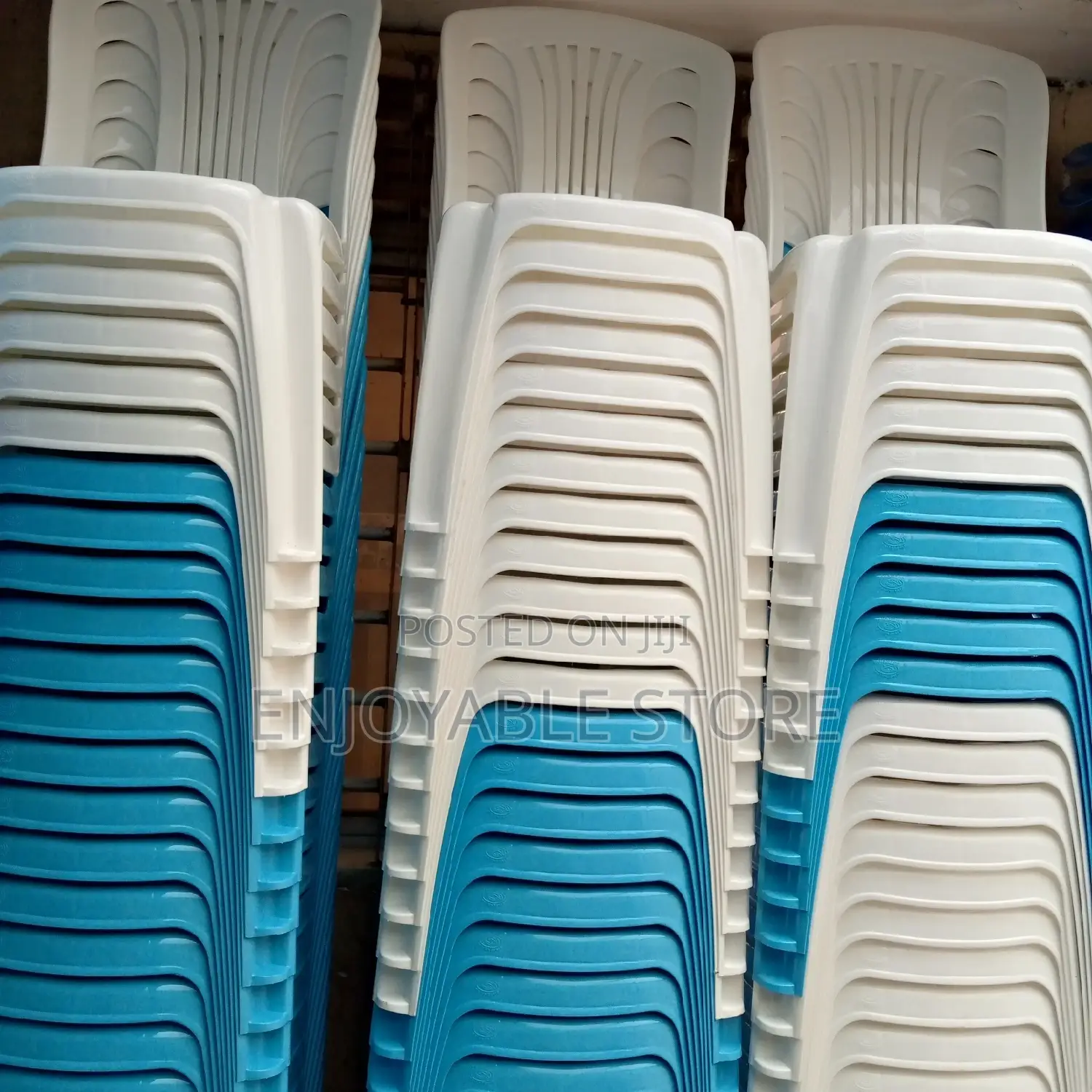 Plastic Armless Mukwano Chairs