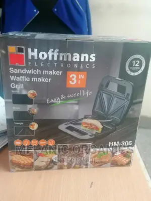 Photo - Hoffmann 3 in 1 Sandwich Maker, Waffle Maker, Grill