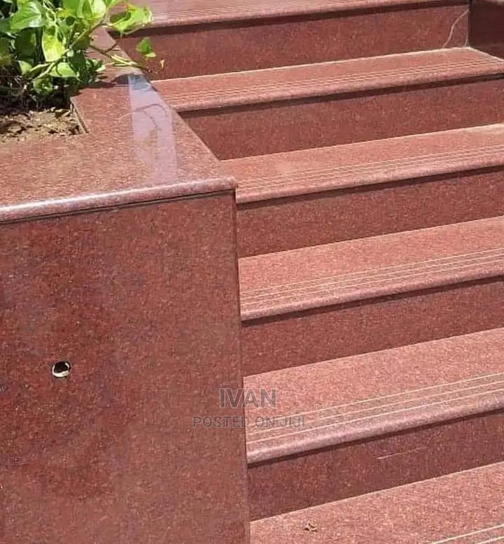 Imperial Red Staircase Granite
