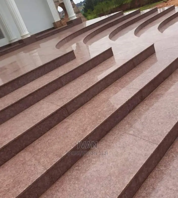 Imperial Red Staircase Granite