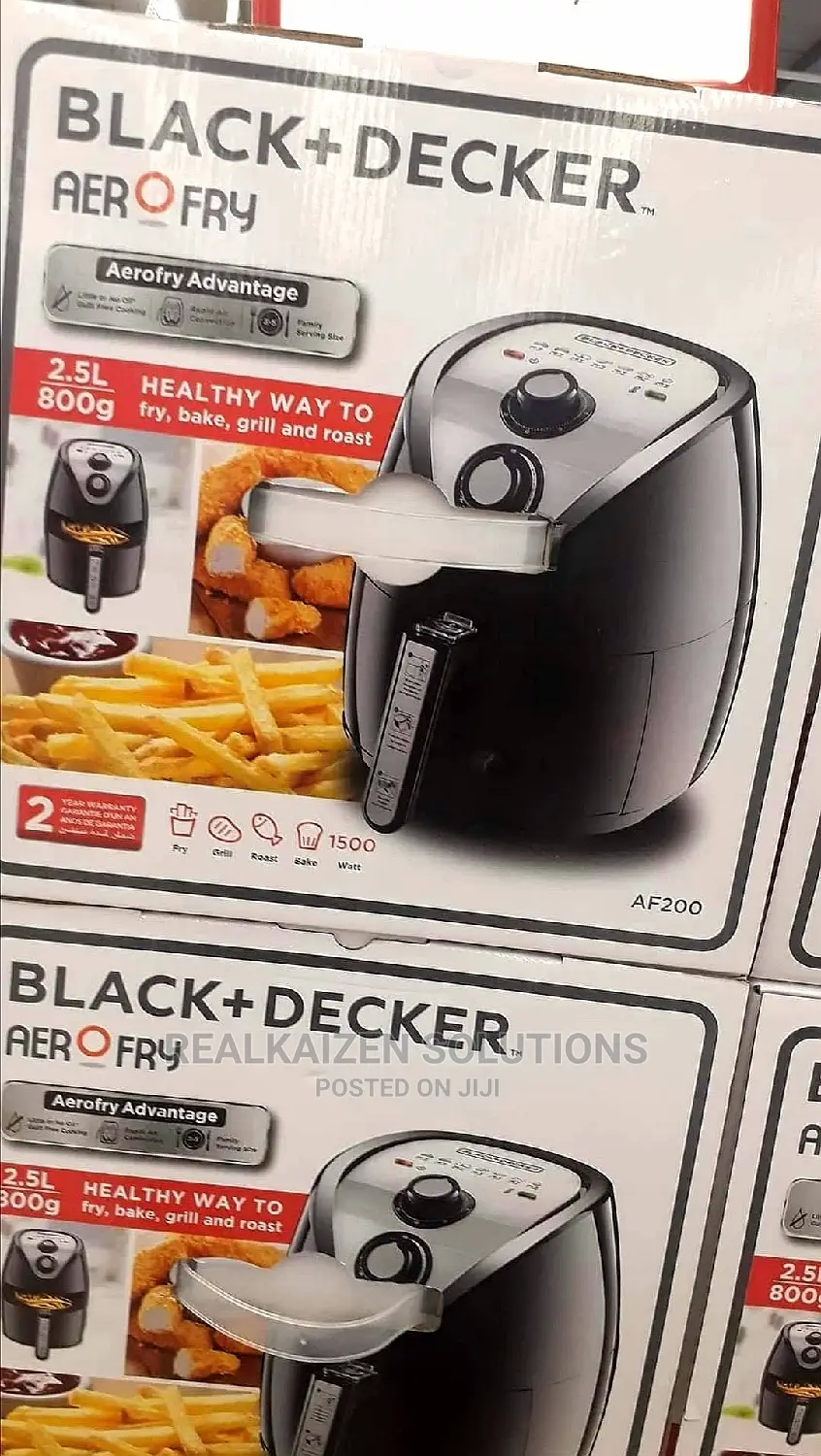Black +Decker 2.5L Aerofry Air Fryer 1500W