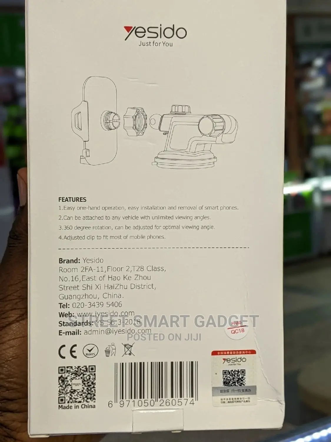 Telescopic Holder Yesido
