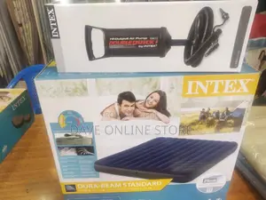 Photo - 6*6 Intex Inflatable Mattress With a Free Pump