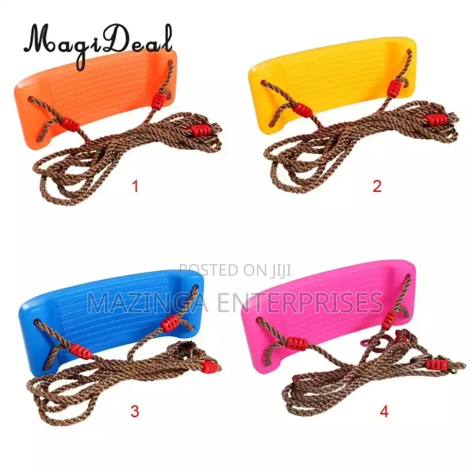 Indoor and Outdoor Kids Play Swings With Adjustable Rope