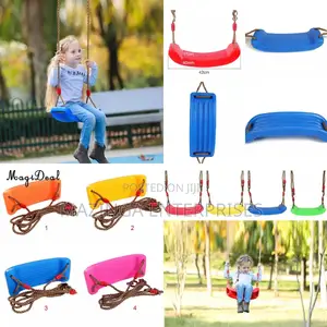 Indoor and Outdoor Kids Play Swings With Adjustable Rope