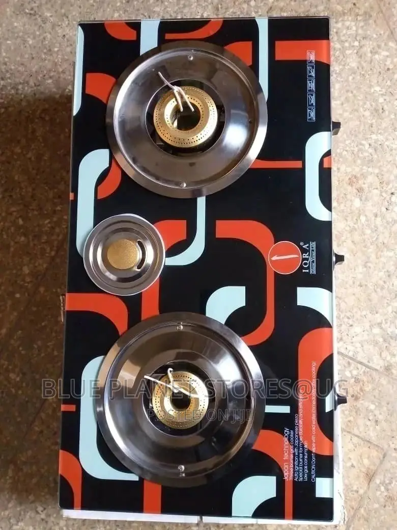 IQRA (3 Burner) Triple Gas Stove || Ceramic Glass | IQ_GS3BG