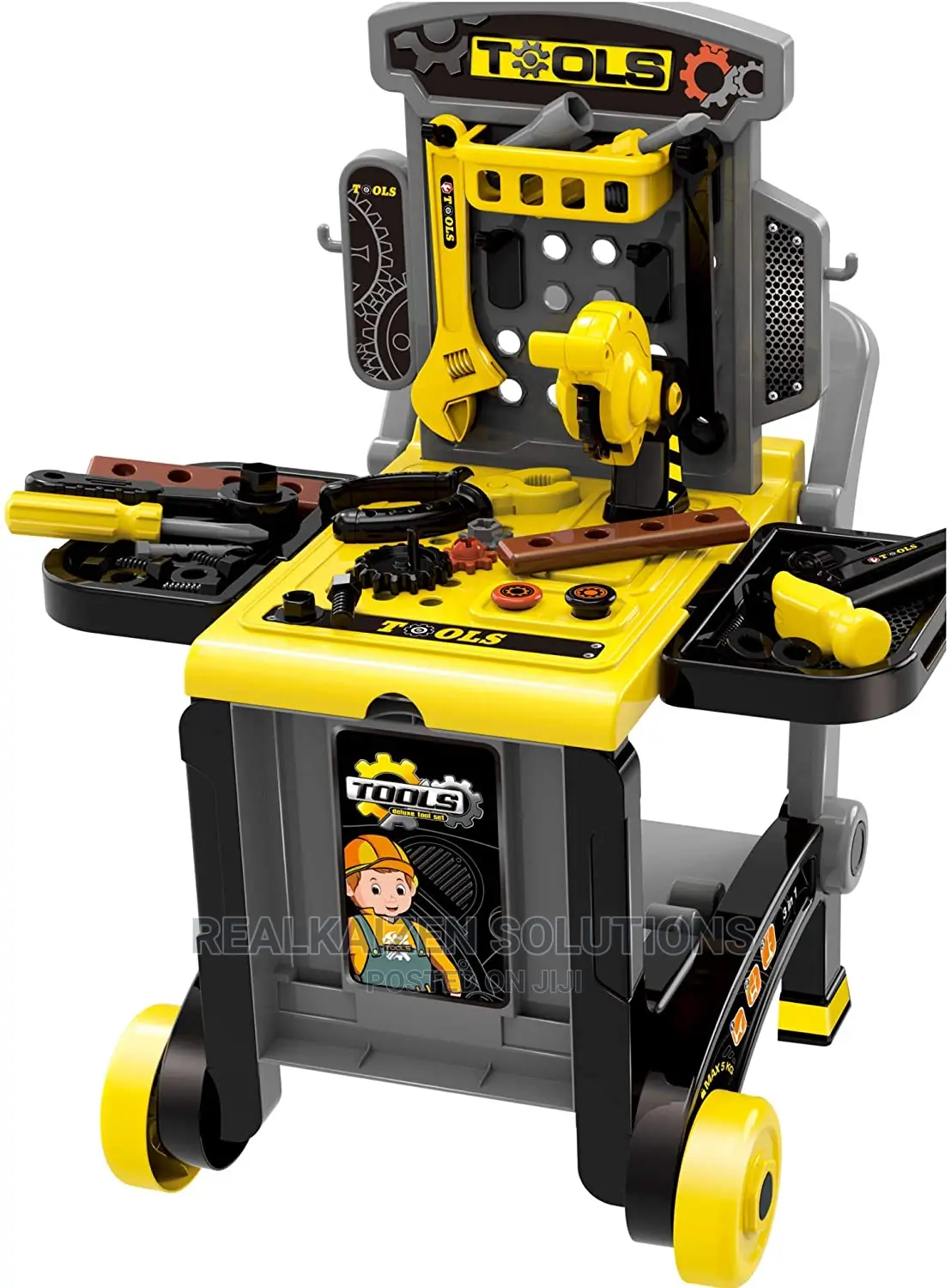 GRANDEX 3in1 Deluxe Kid Play Educational Tool Set