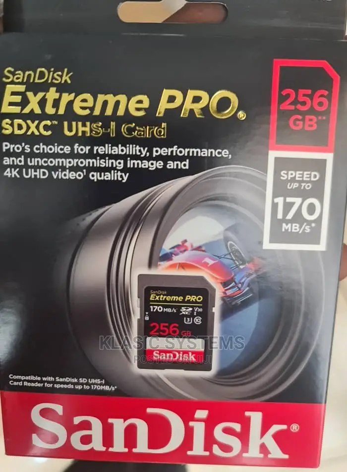 Extreme PRO Sandisk Memory Card