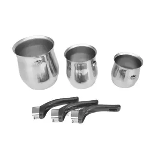 3pcs Stainless Steel Coffee Warmer Set