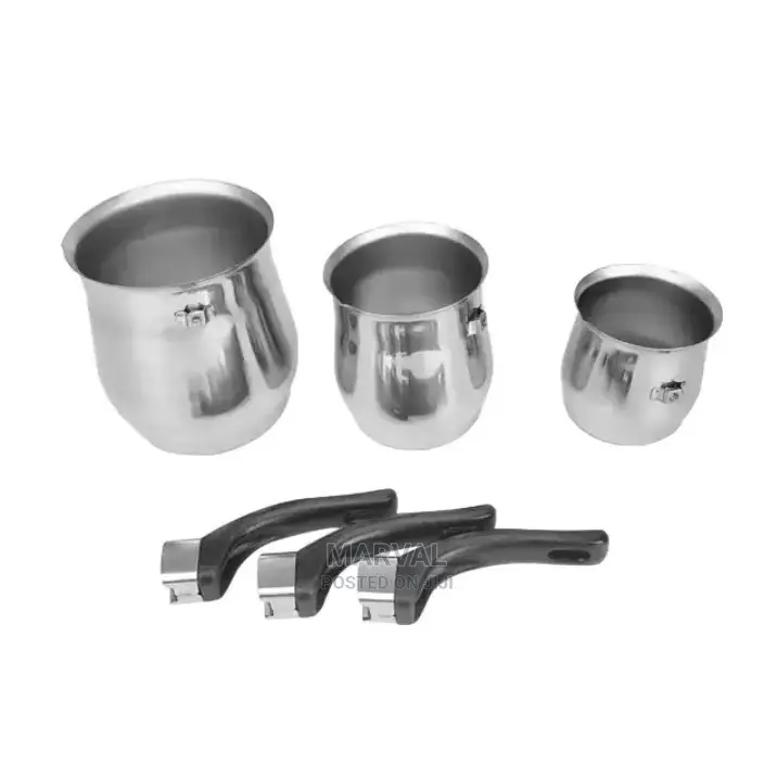 3pcs Stainless Steel Coffee Warmer Set