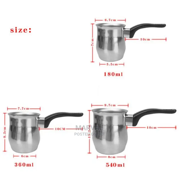 3pcs Stainless Steel Coffee Warmer Set