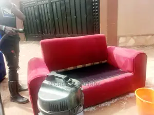 Machine Sofa Cleaning in Progress