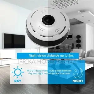 Wifi Spy Camera 3MP 1080P 360 Degree Panoramic Fisheye