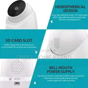Spy Camera Full 360 Motion IP Wireless Indoor/Outdoor 1080P