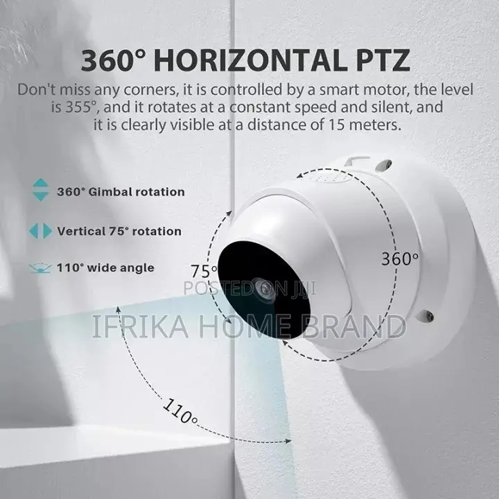 Spy Camera Full 360 Motion IP Wireless Indoor/Outdoor 1080P