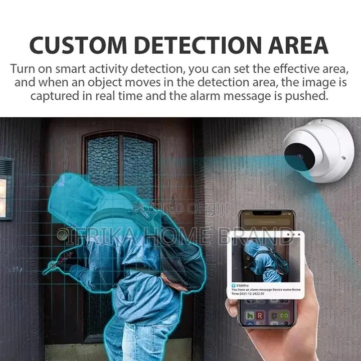 Spy Camera Full 360 Motion IP Wireless Indoor/Outdoor 1080P