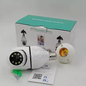Wifi Spy Camera 1080P IP Bulb Camera PTZ 360°