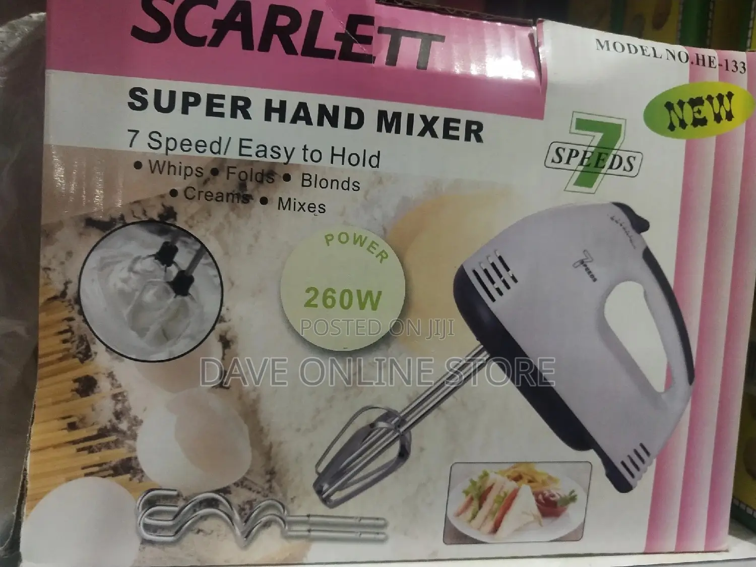 Scarlet Super Hand Mixer