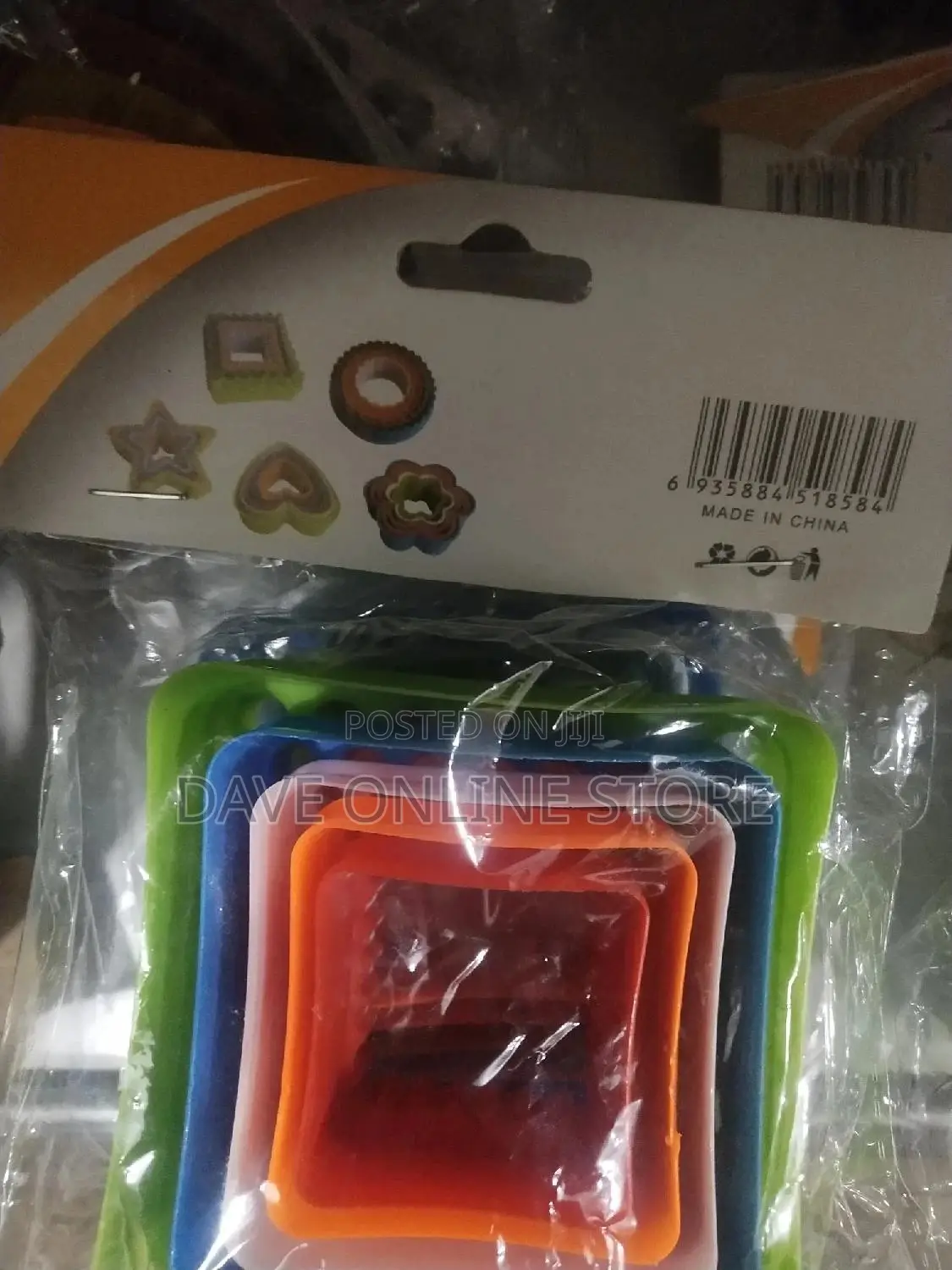 Square Plastic Cake Baking Moulds