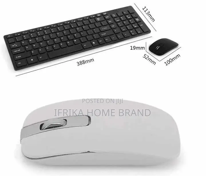 Slim 2.4ghz Wireless Keyboard and Mouse Combo K06