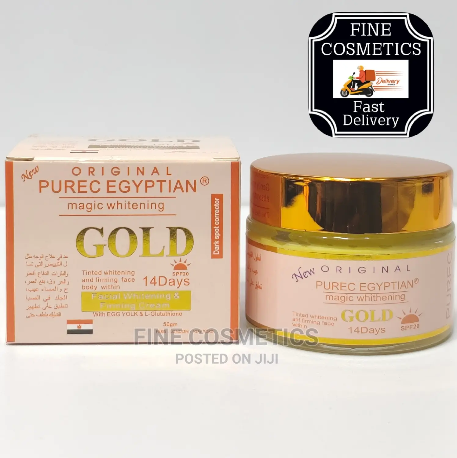 Pure Egyptian Magic Whitening Set of Lotion, Serum + Cream