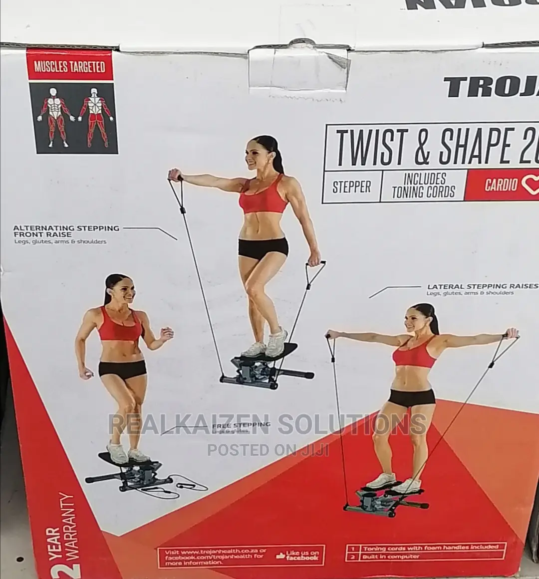 TROJAN Twist and Shape 200 Stepper With Toning Cords