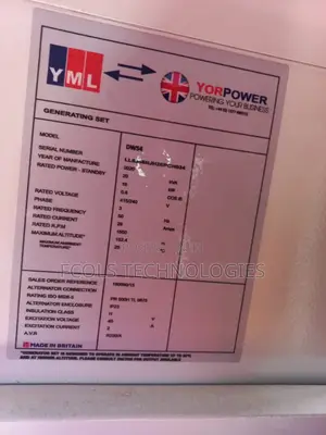 Perkins 20kva Generator (YML) Available for Sale