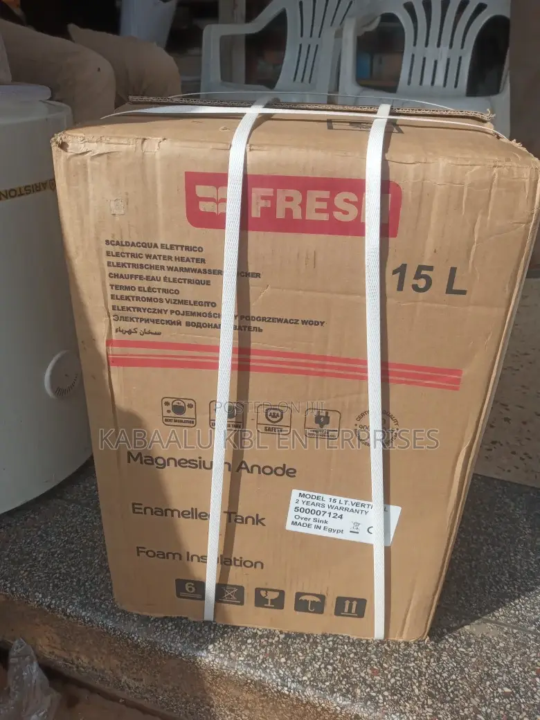 Fresh Water Heaters(15 Ltrs) From EGYPT