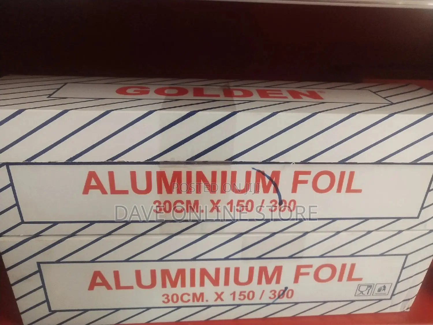 30cm*300 Golden Aluminium Foil