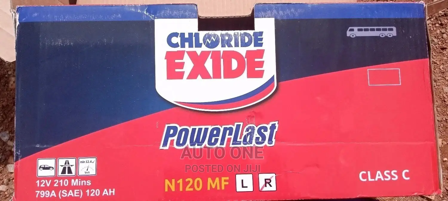 N120 Chloride Exide Maintenance Free.