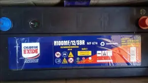 N100 Chloride Exide Maintenance Free Batteries.