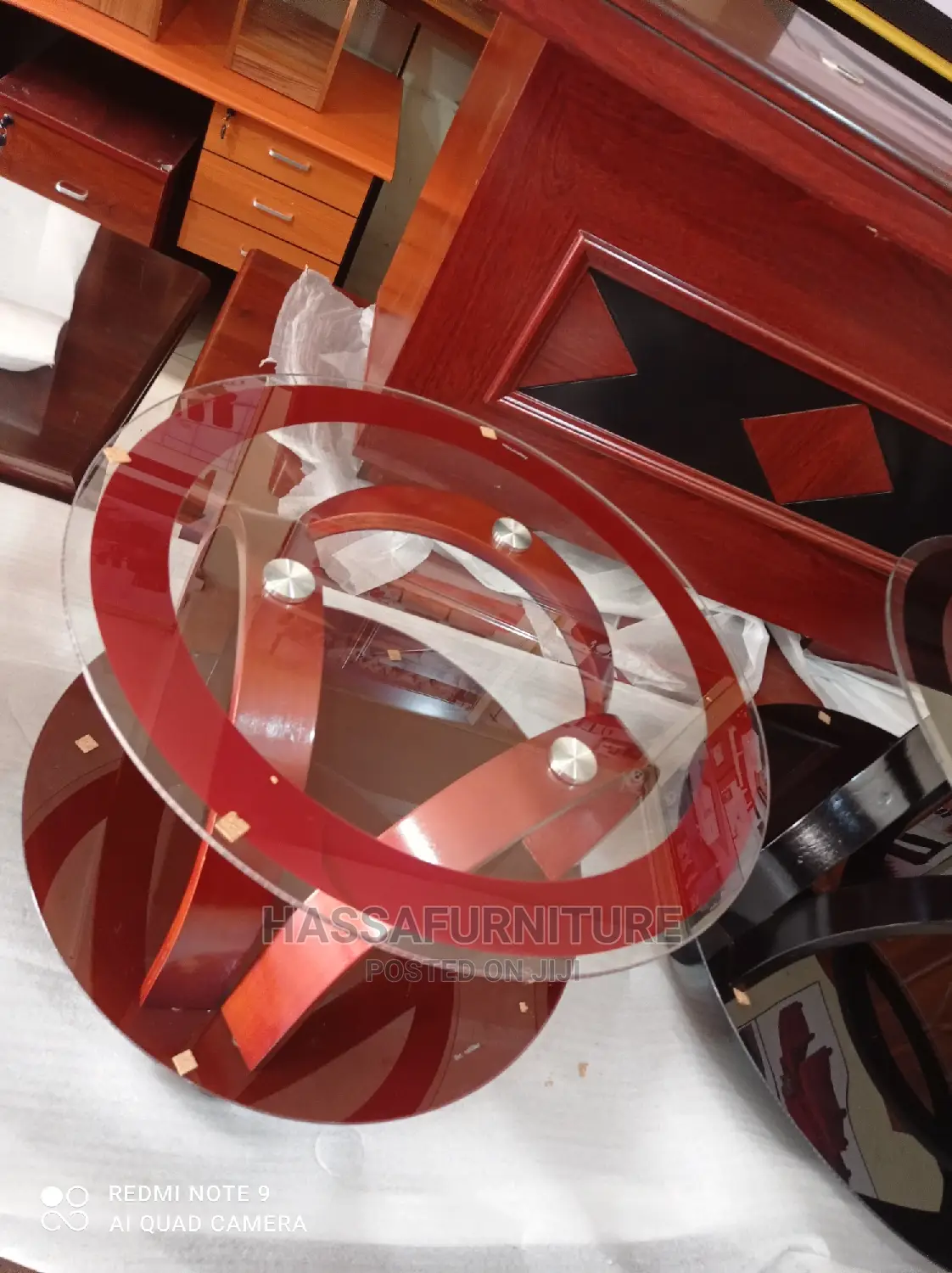 Glass Center Table for Home Use