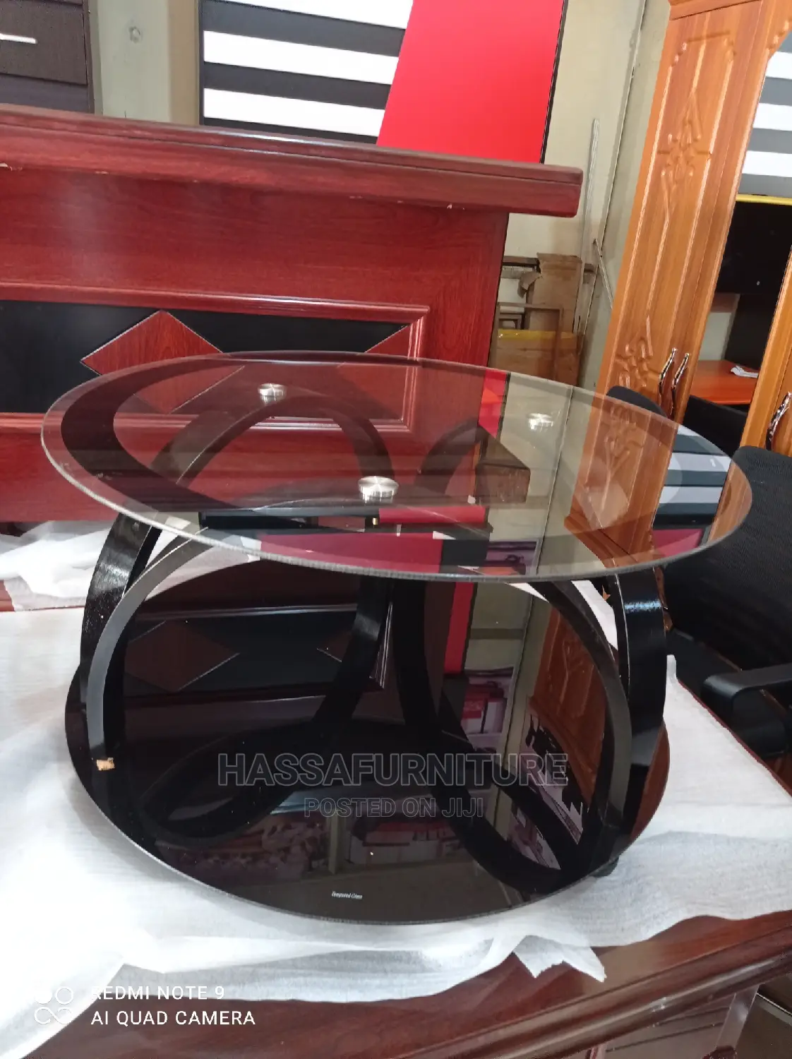 Glass Center Table for Home Use