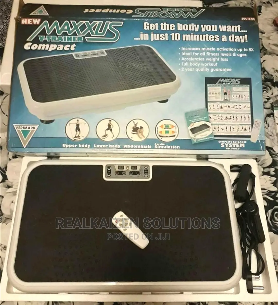 Maxxus Vibrating Platform Exercise Workout V-Trainer Compact