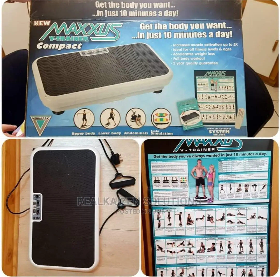 Maxxus Vibrating Platform Exercise Workout V-Trainer Compact