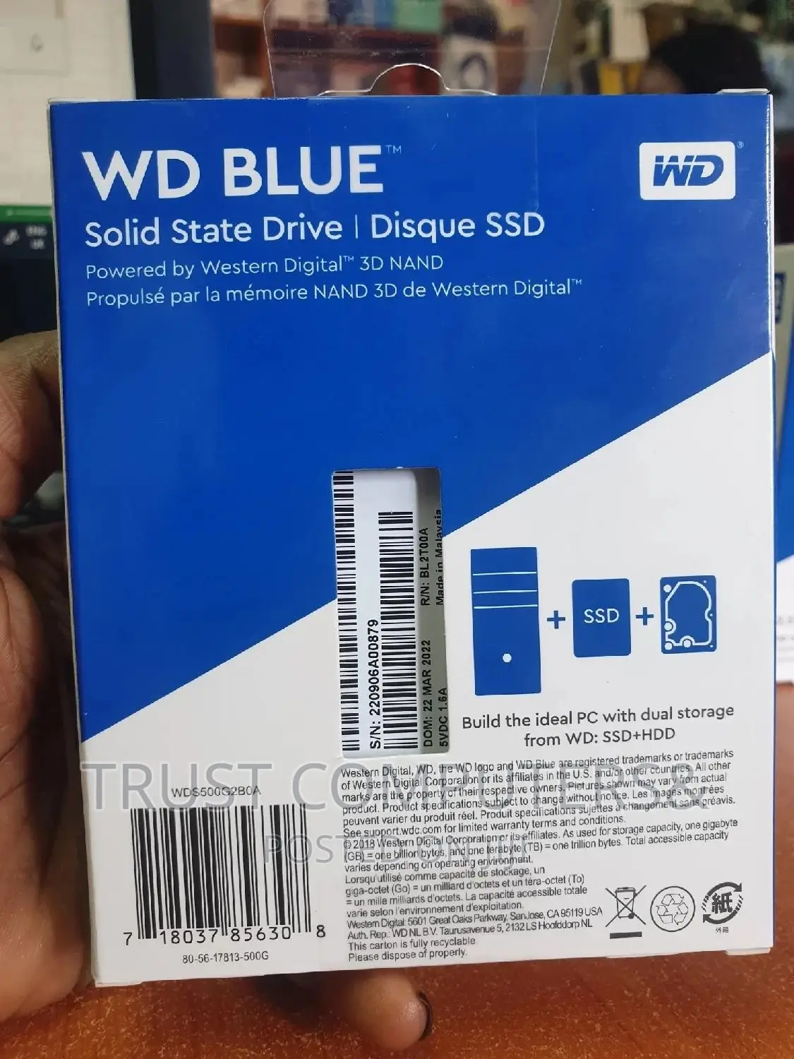 500gb Ssd 2.5inch Wd