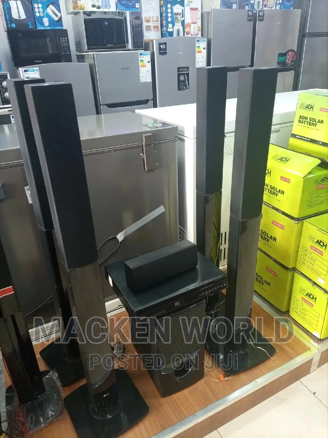 LG Home Theater 4 Tall Speakers