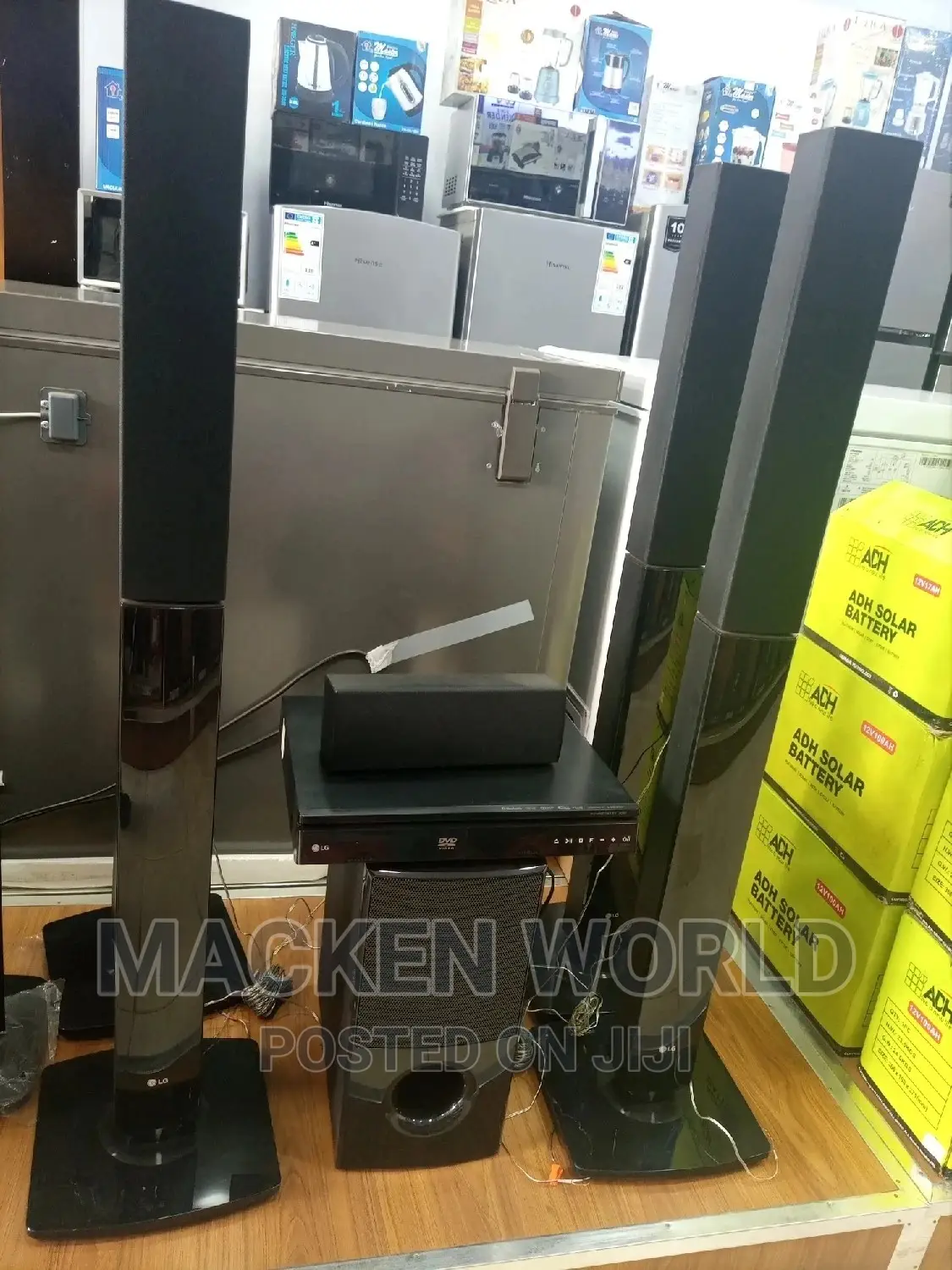 LG Home Theater 4 Tall Speakers