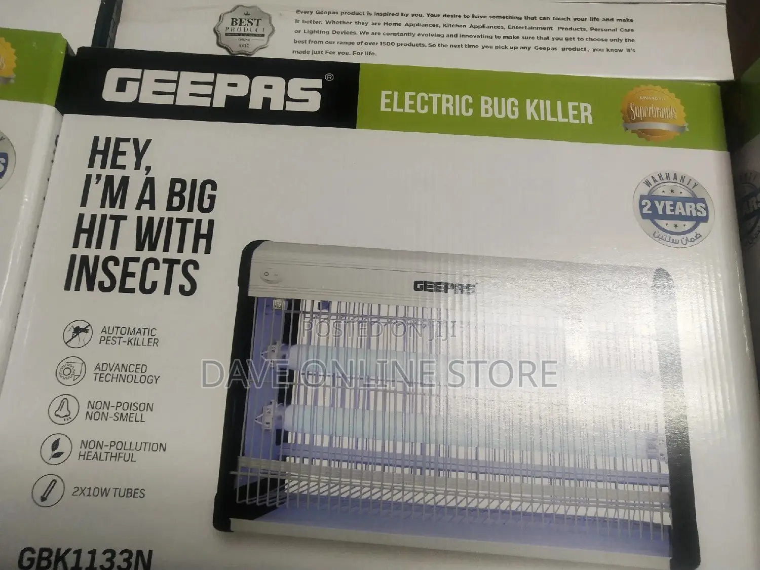 Geepas Electric Bug Killer