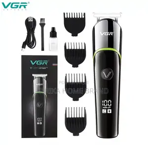 VGR V-291 Portable Electric Hair Clipper LED Display