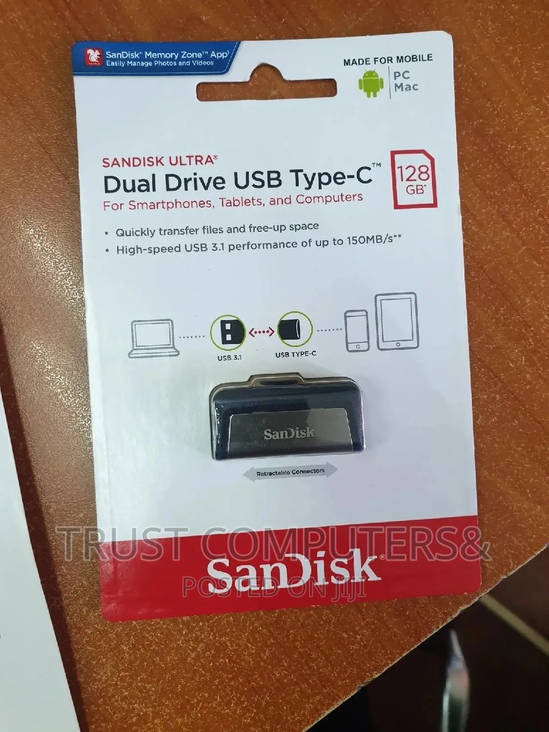 128gb Otg Type C Flash Sandisk