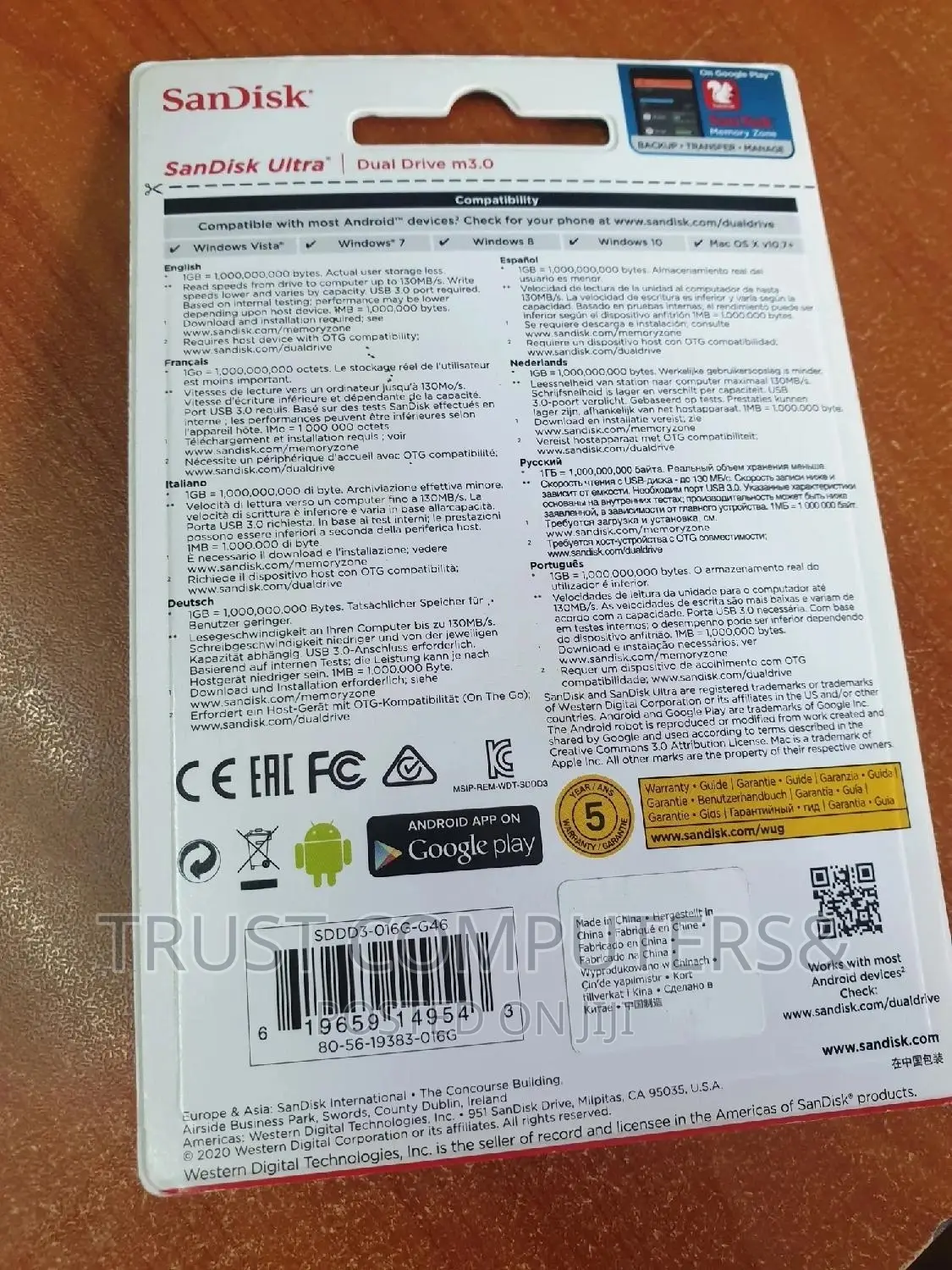 16gb Otg Flash Sandisk (Android)