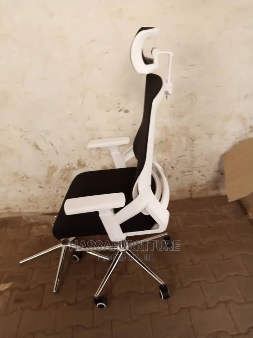 White Office Chair High Back