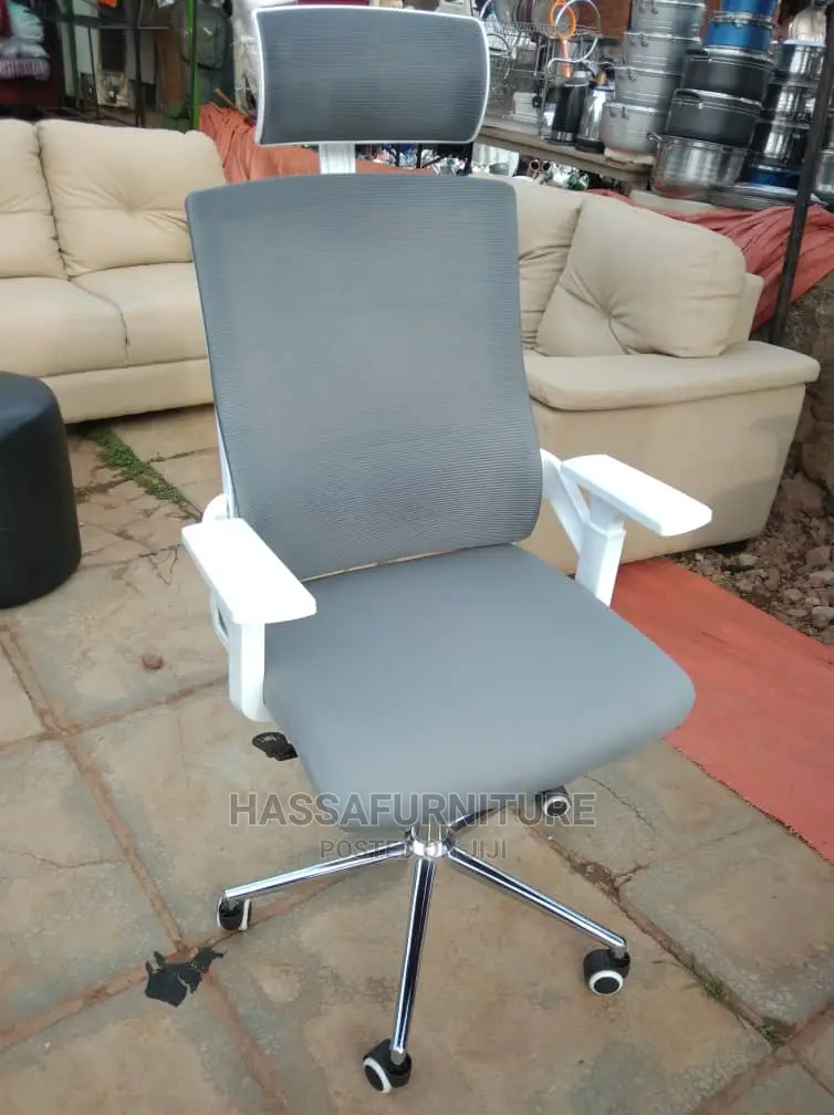White Office Chair High Back