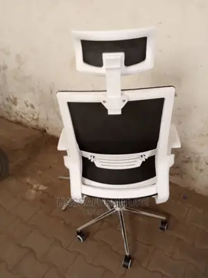 White Office Chair High Back