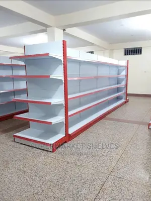 Supermarket Shelves Double and Fronts on Sale at 1.3m