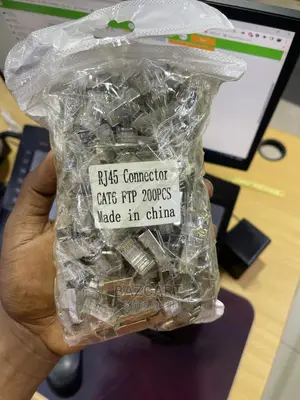 200 Pcs Metalic Cat6 RJ45 Connectors