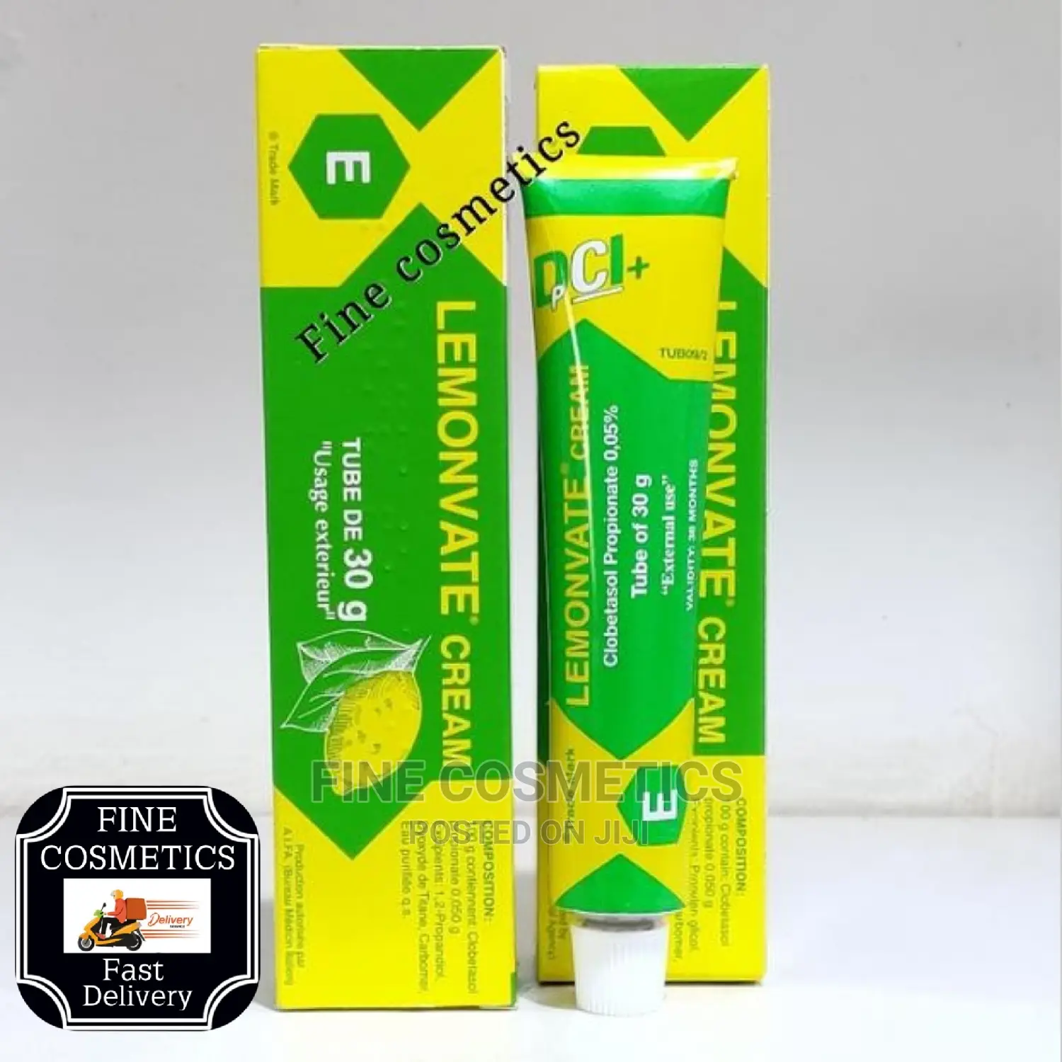 3pieces Original Lemonvate Skin Lightening Dark Spots Cream Tube 30g