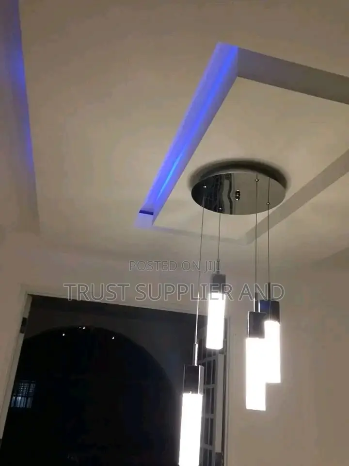 Gypsum Ceiling Warn and Blue