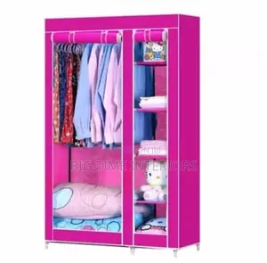2 Column Wood and Clothe Closet